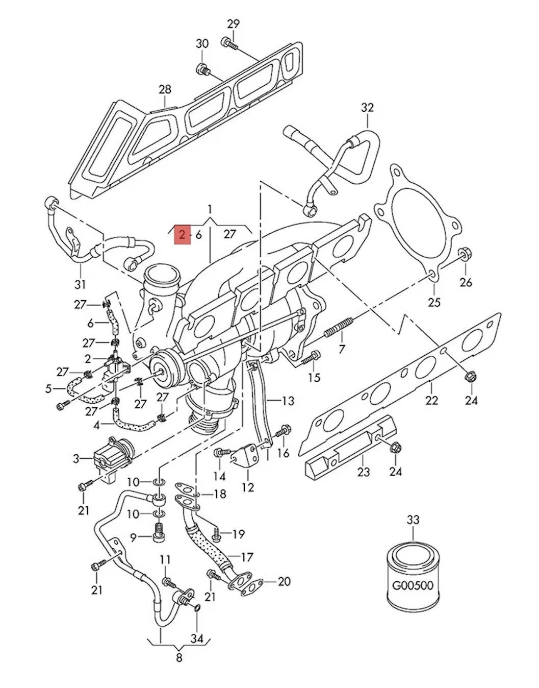 INTAKE MANIFOLD SOLENOID VALVE VW GOLF 6 GTI