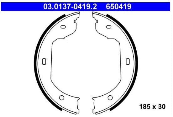 BRAKE LINING SHOES VW T5