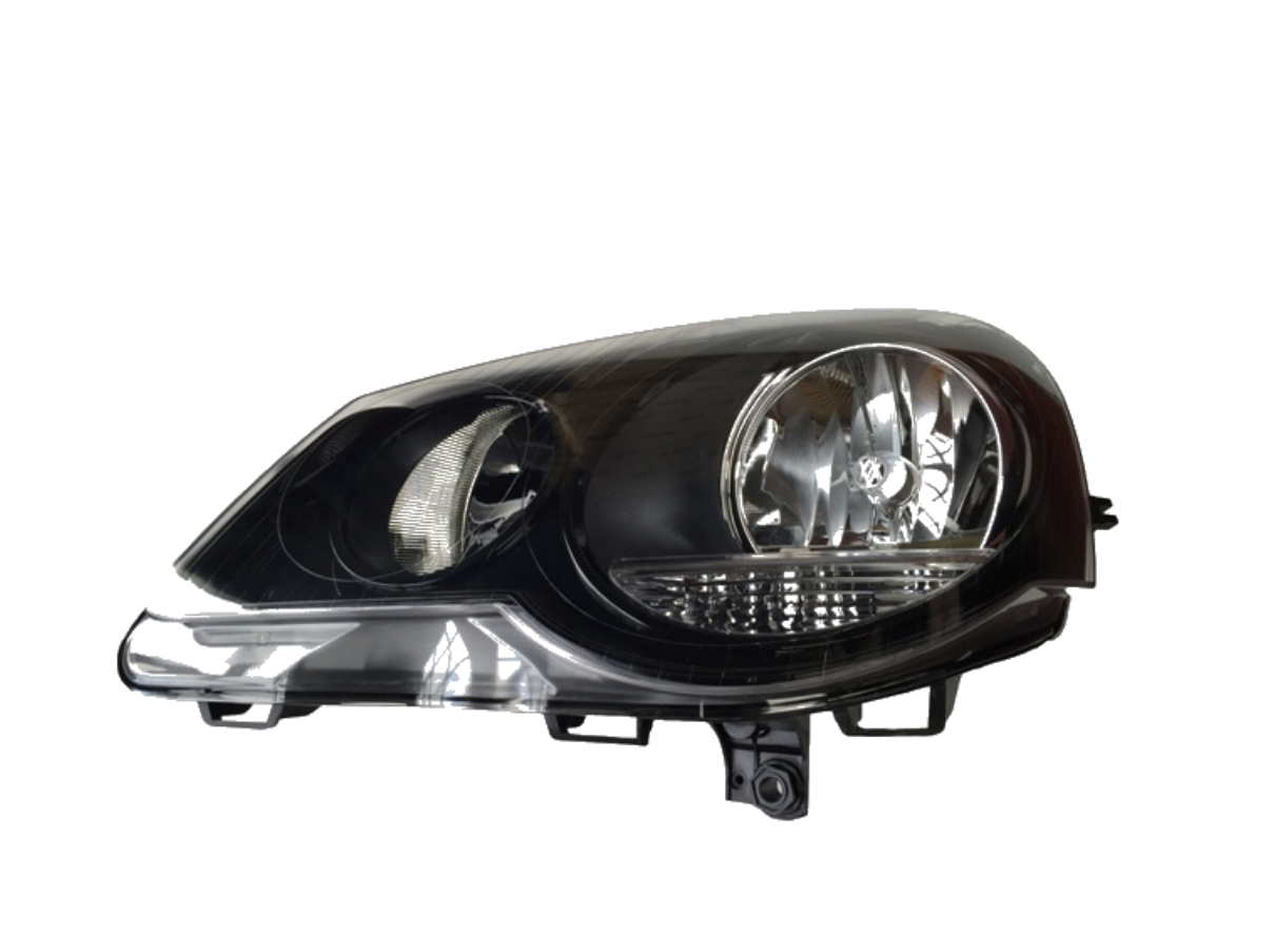 HEADLAMP LH VW POLO VIVO BLACK BASTING