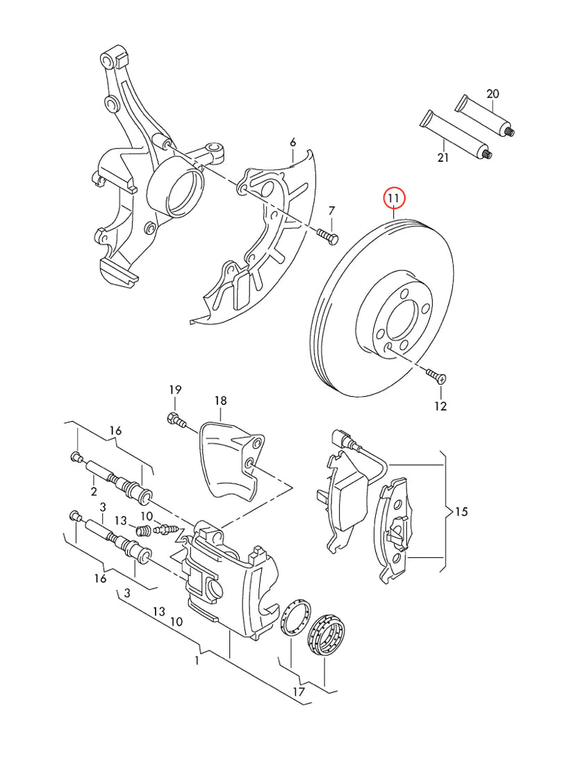 BRAKE DISCS FRONT VW POLO